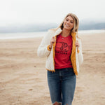 Montana Bison Unisex Tee - Faded Red