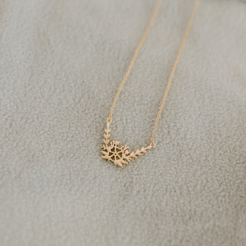 Wildlflower Necklace - Gold